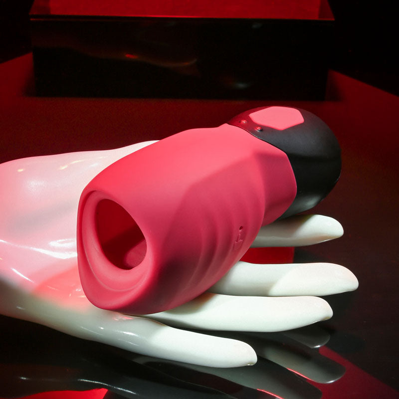 Gender X Body Kisses Black/Red Usb Rechargeable Sucking Stimulator