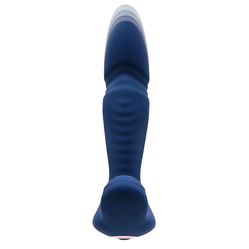 Gender X True Blue Blue 13.5 Cm Usb Rechargeable Thrusting Prostate Massager