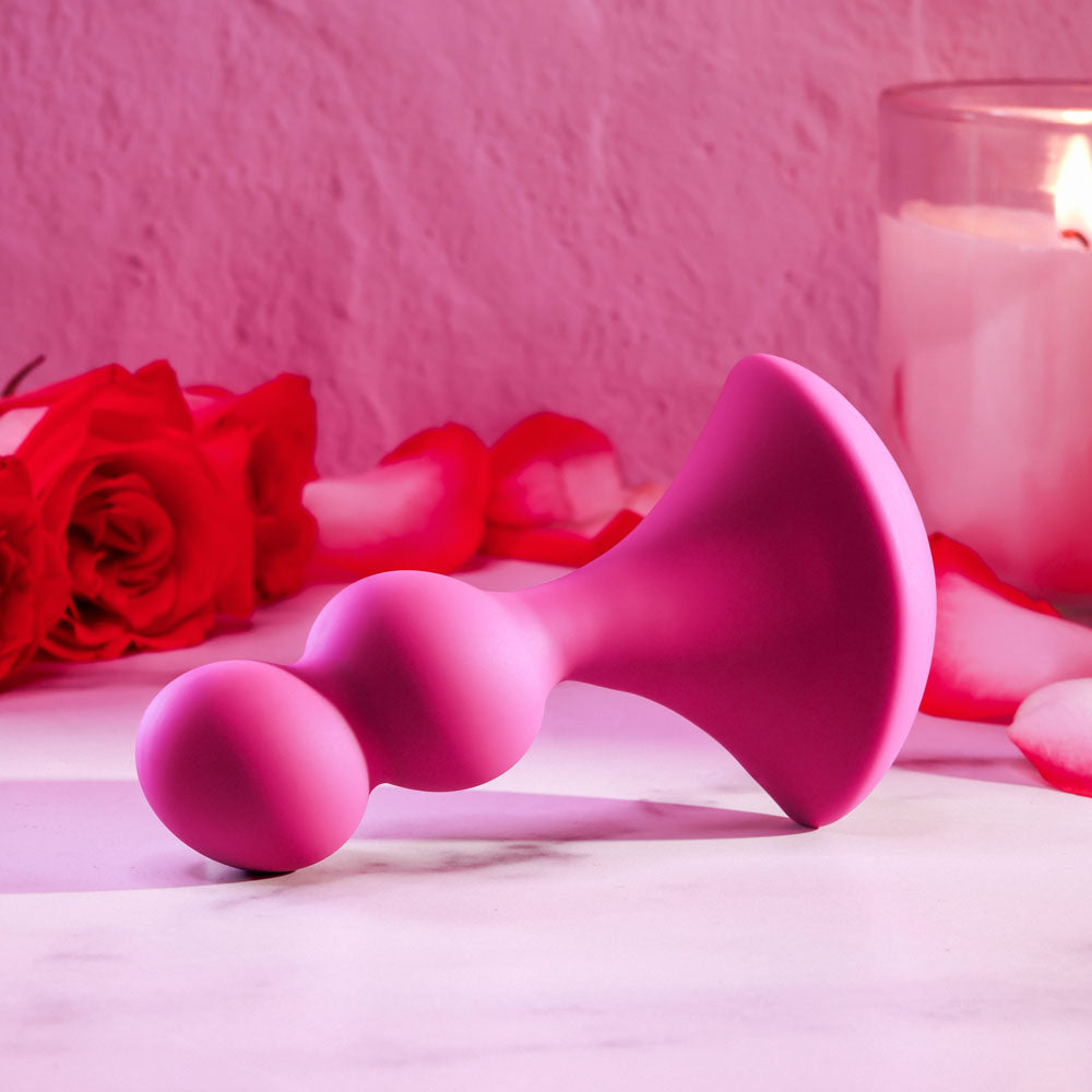 Gender X Ball Game Pink 13.5 Cm Usb Rechargeable Vibrating Butt Plug
