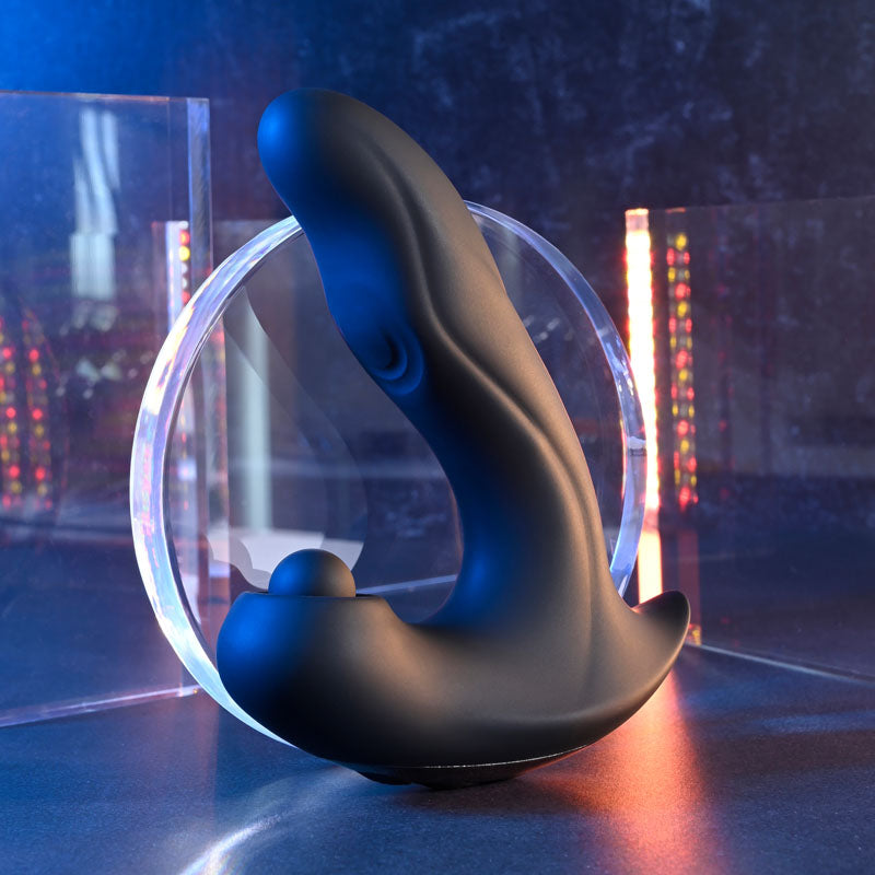 Gender X Mad Tapper Black Usb Rechargeable Double Tapping Vibrating Massager