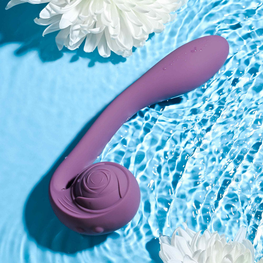 Gender X Poseable You Purple Usb Rechargeable Poseable Vibrator
