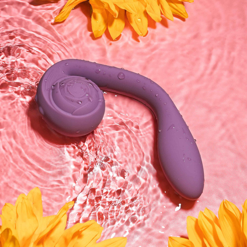 Gender X Poseable You Purple Usb Rechargeable Poseable Vibrator