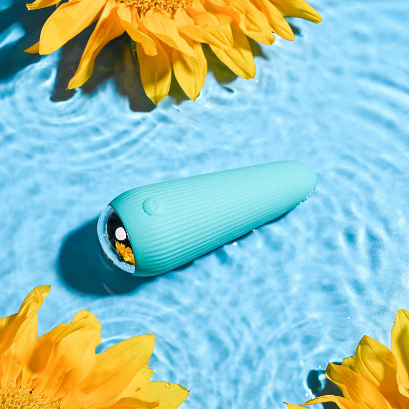 Gender X O Cone Blue 10.8 Cm (4.25'') Usb Rechargeable Bullet