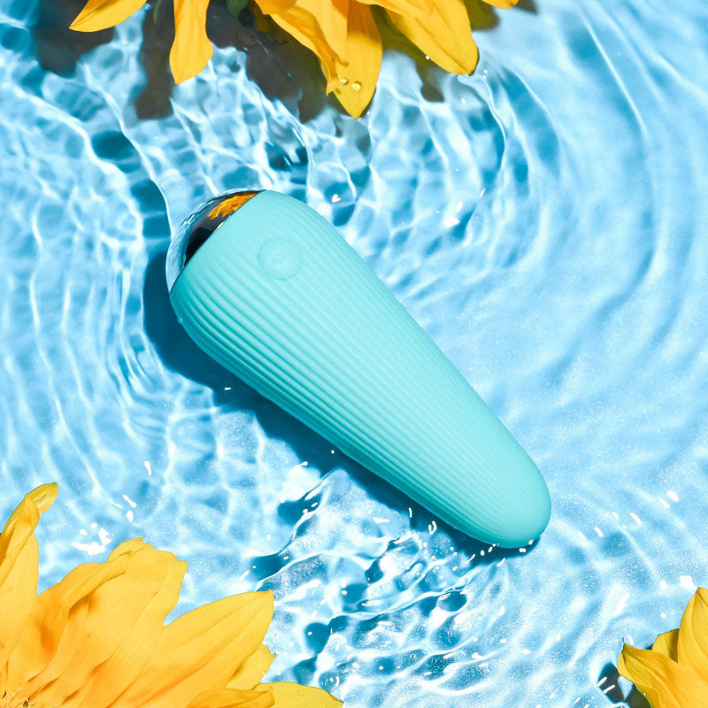 Gender X O Cone Blue 10.8 Cm (4.25'') Usb Rechargeable Bullet