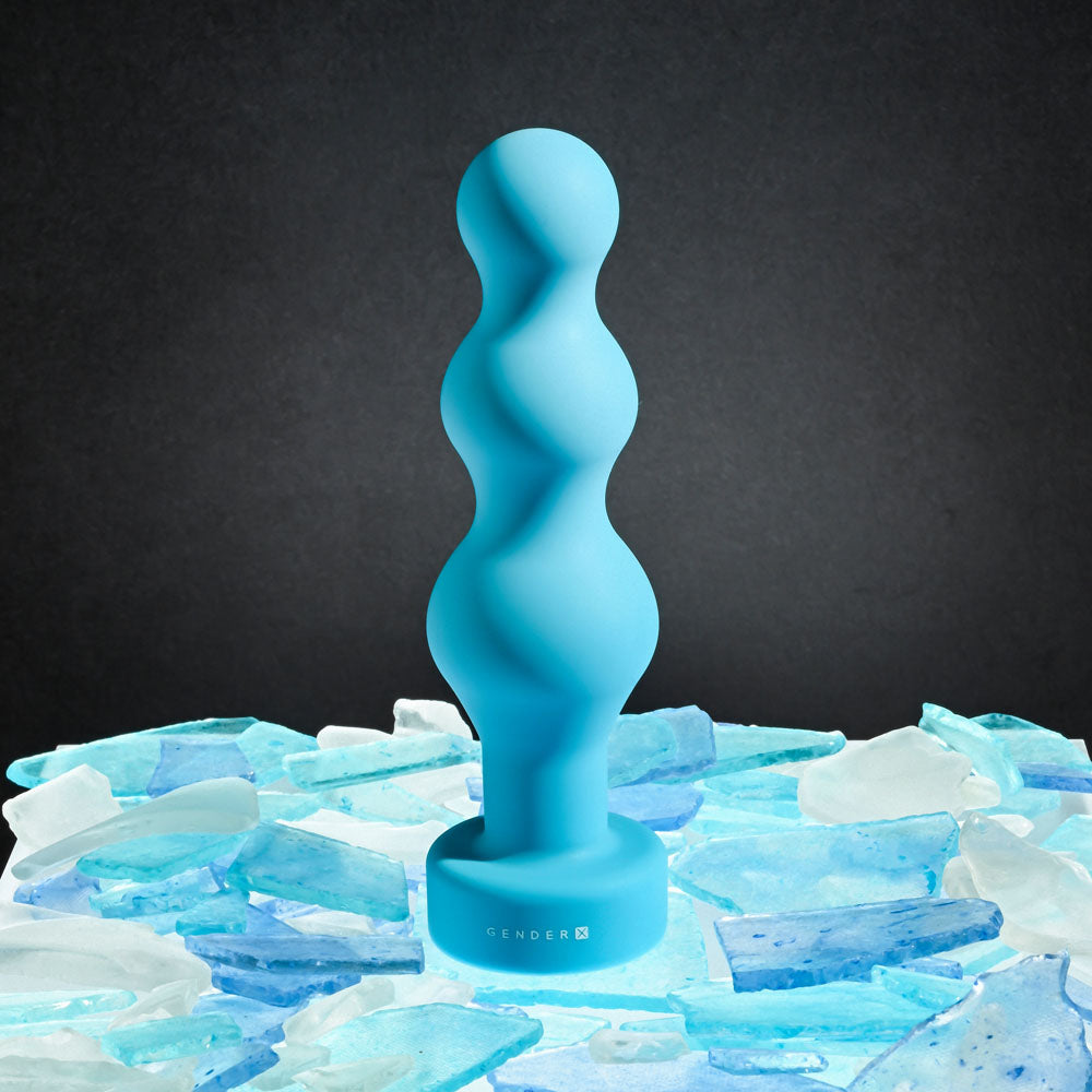 Gender X Plugged Up Blue 13.6 Cm Usb Rechargeable Butt Plug