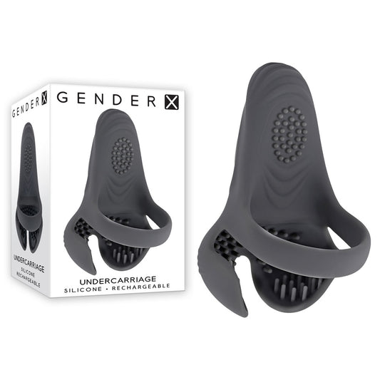 Gender X Undercarriage Grey Usb Rechargeable Vibrating Ring