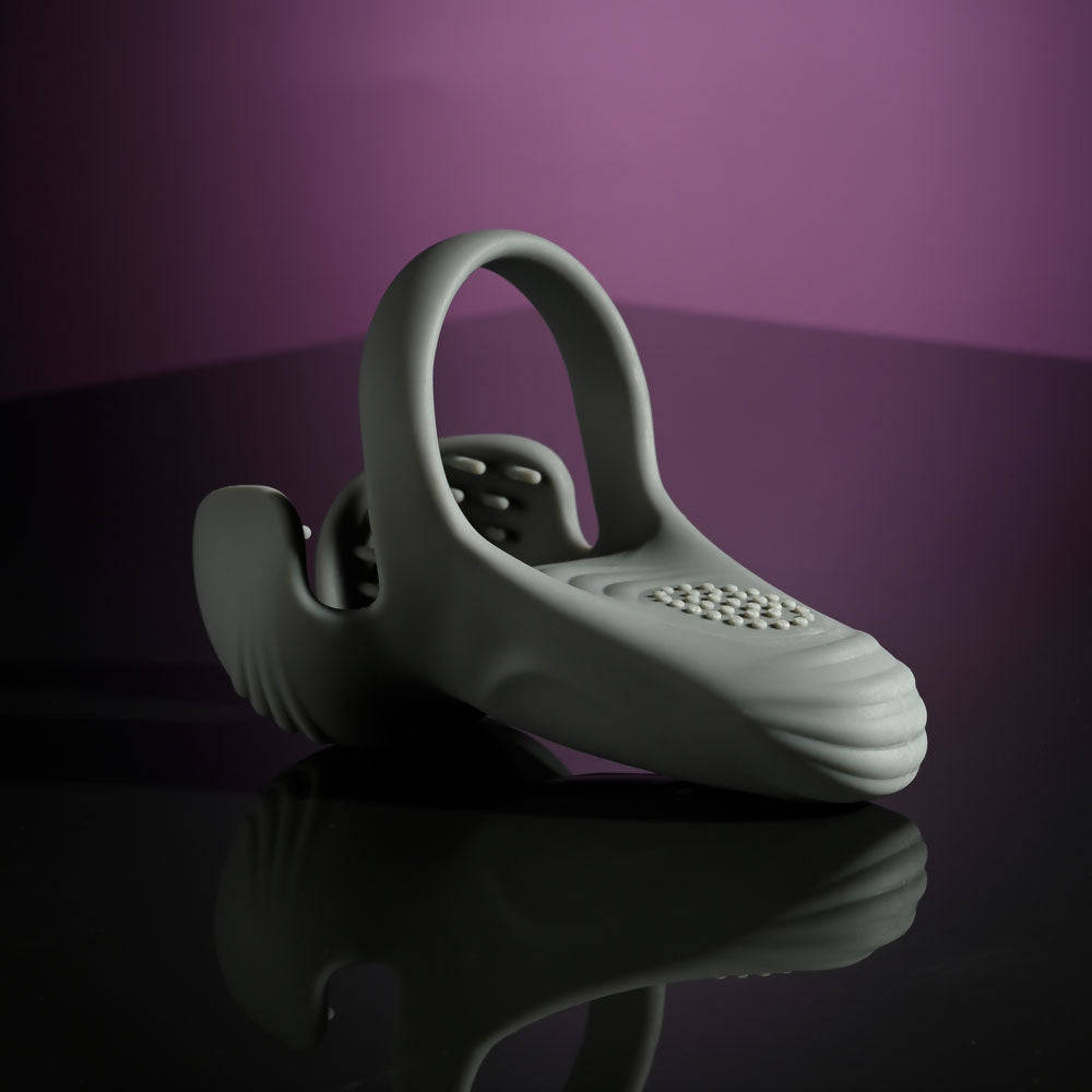Gender X Undercarriage Grey Usb Rechargeable Vibrating Ring