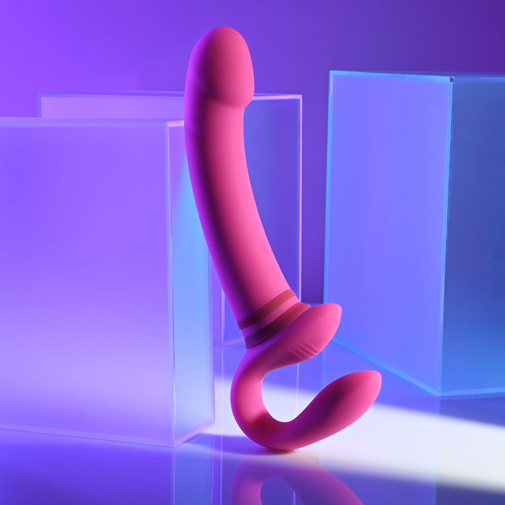 Gender X Sharing Is Caring Pink 21.9 Cm Usb Rechargeable Strapless Strap On