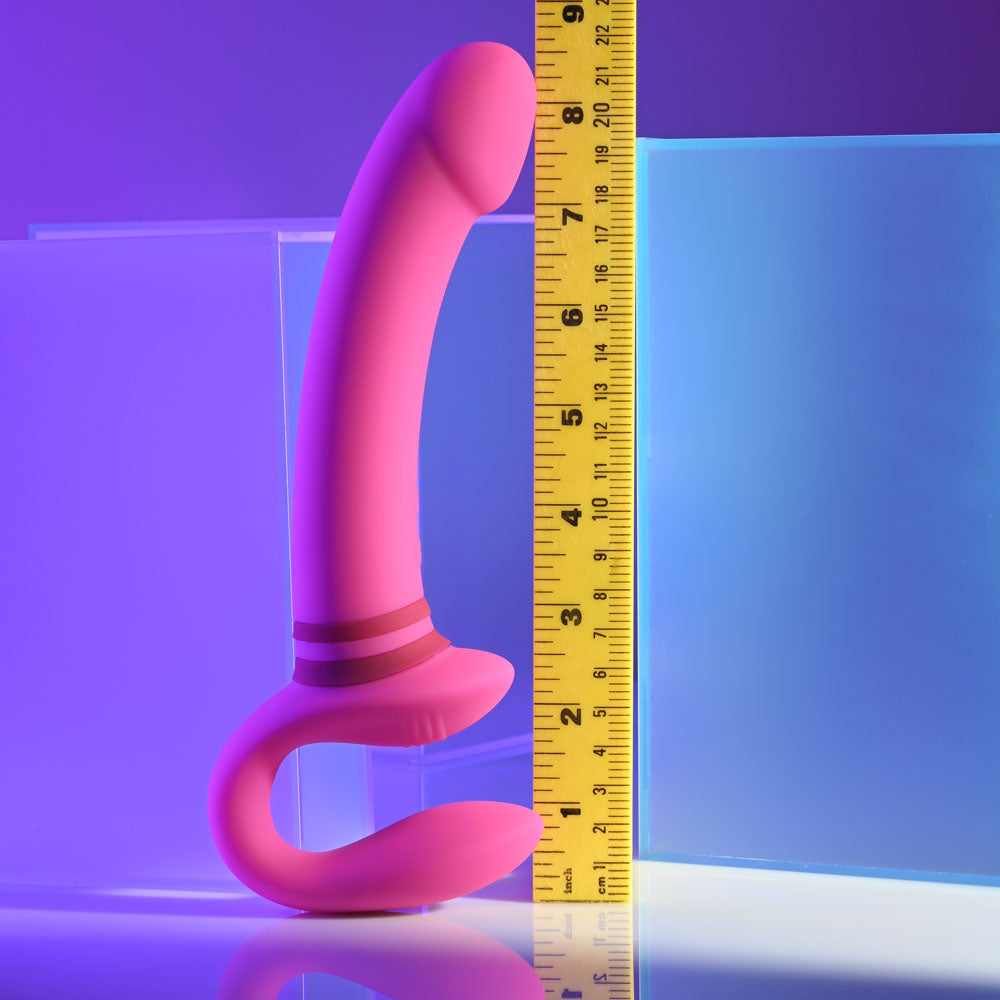 Gender X Sharing Is Caring Pink 21.9 Cm Usb Rechargeable Strapless Strap On