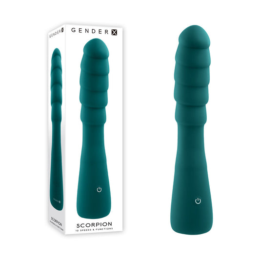 Gender X Scorpion Green 21.2 Cm Usb Rechargeable Vibrator
