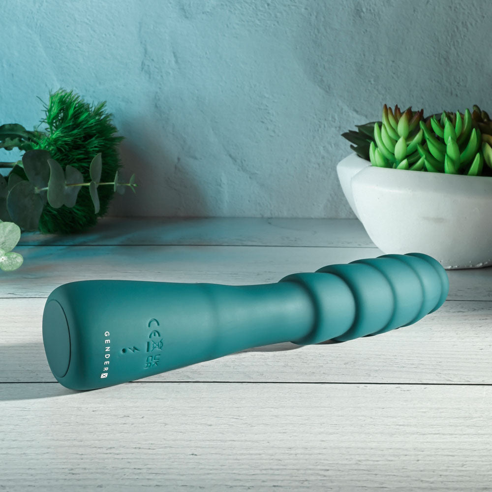Gender X Scorpion Green 21.2 Cm Usb Rechargeable Vibrator