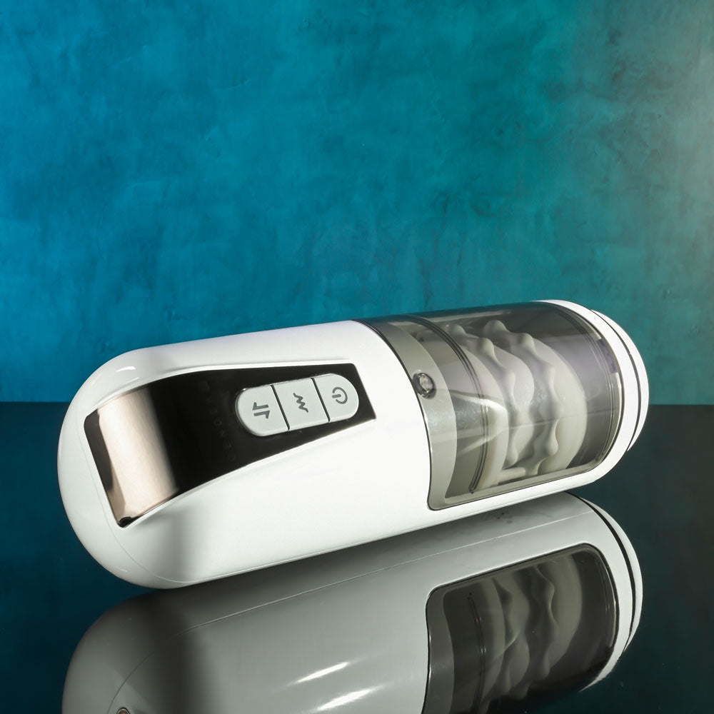 Gender X Get Your Stroke On Usb Rechargeable Thrusting & Vibrating Auto Masturbator