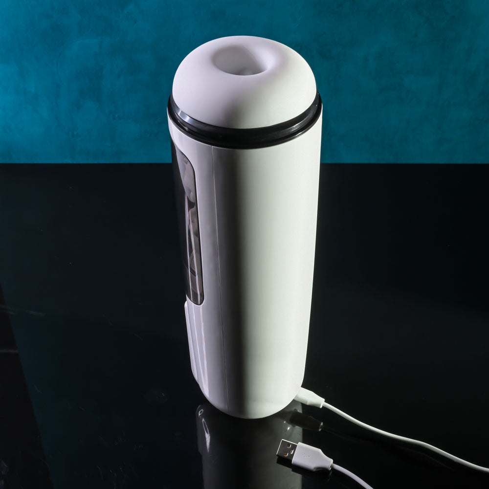 Gender X Get Your Stroke On Usb Rechargeable Thrusting & Vibrating Auto Masturbator