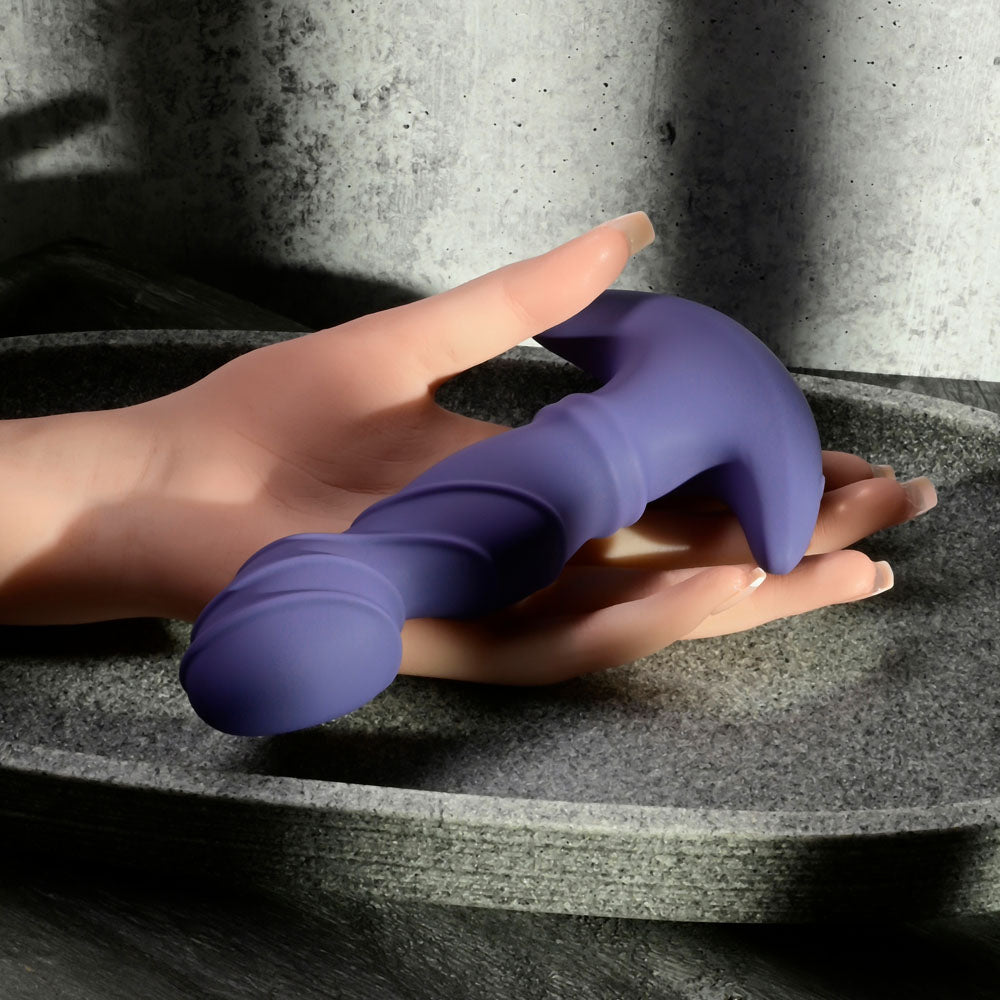 Gender X Ring It Purple 16.5 Cm Usb Rechargeable Vibrator With Wireless Remote