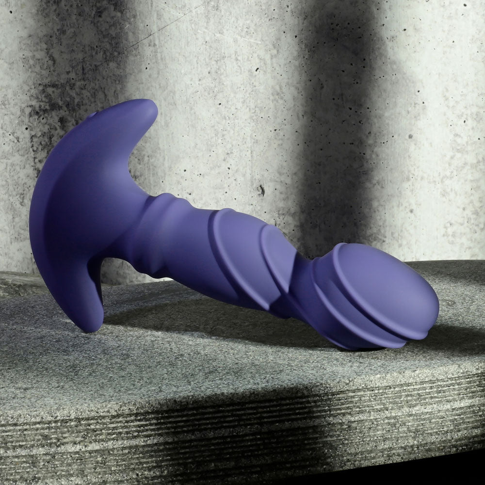 Gender X Ring It Purple 16.5 Cm Usb Rechargeable Vibrator With Wireless Remote