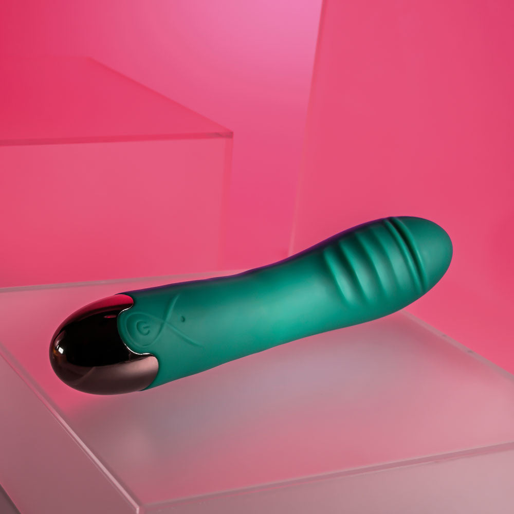 Gender X Pirouette Green 20.6 Cm Usb Rechargeable Vibrator