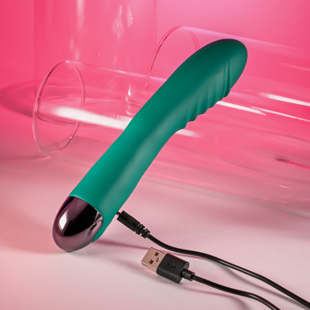 Gender X Pirouette Green 20.6 Cm Usb Rechargeable Vibrator
