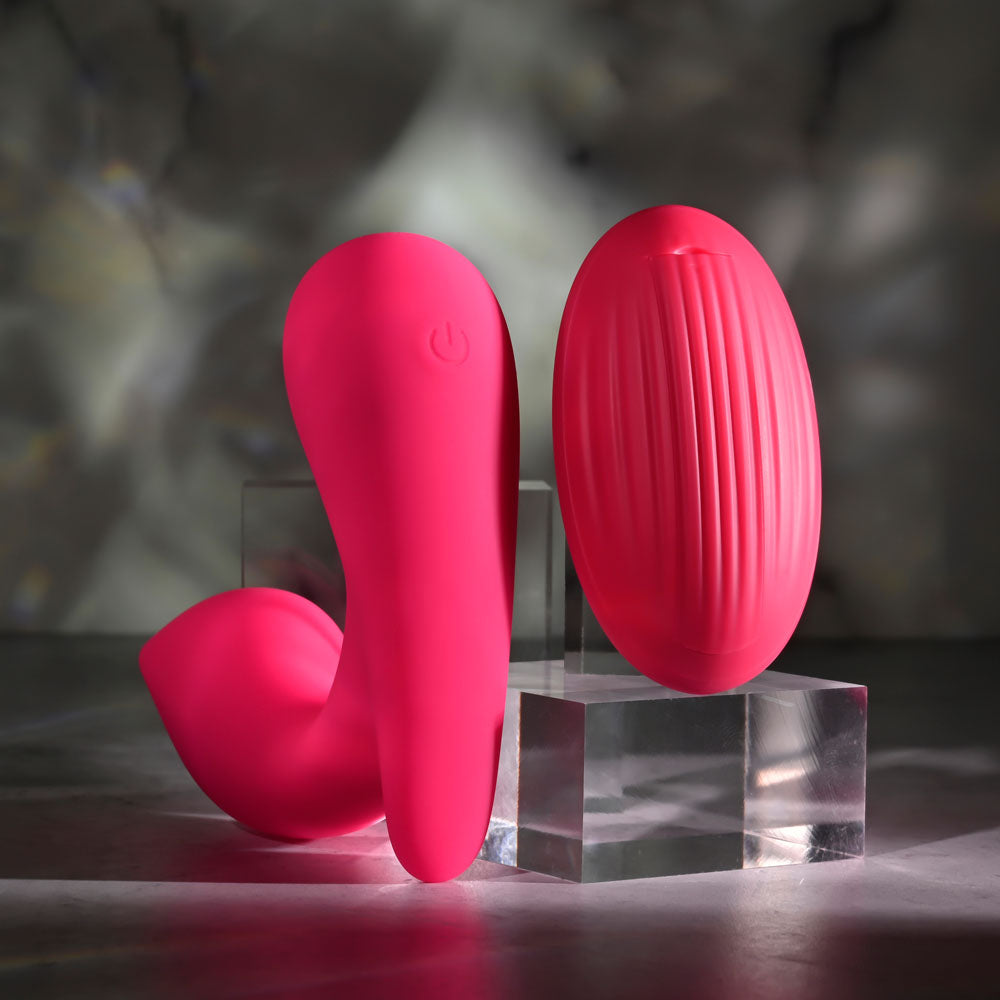 Gender X All About The Bass Pink Usb Rechargeable Wearable Vibrator With Wireless Remote