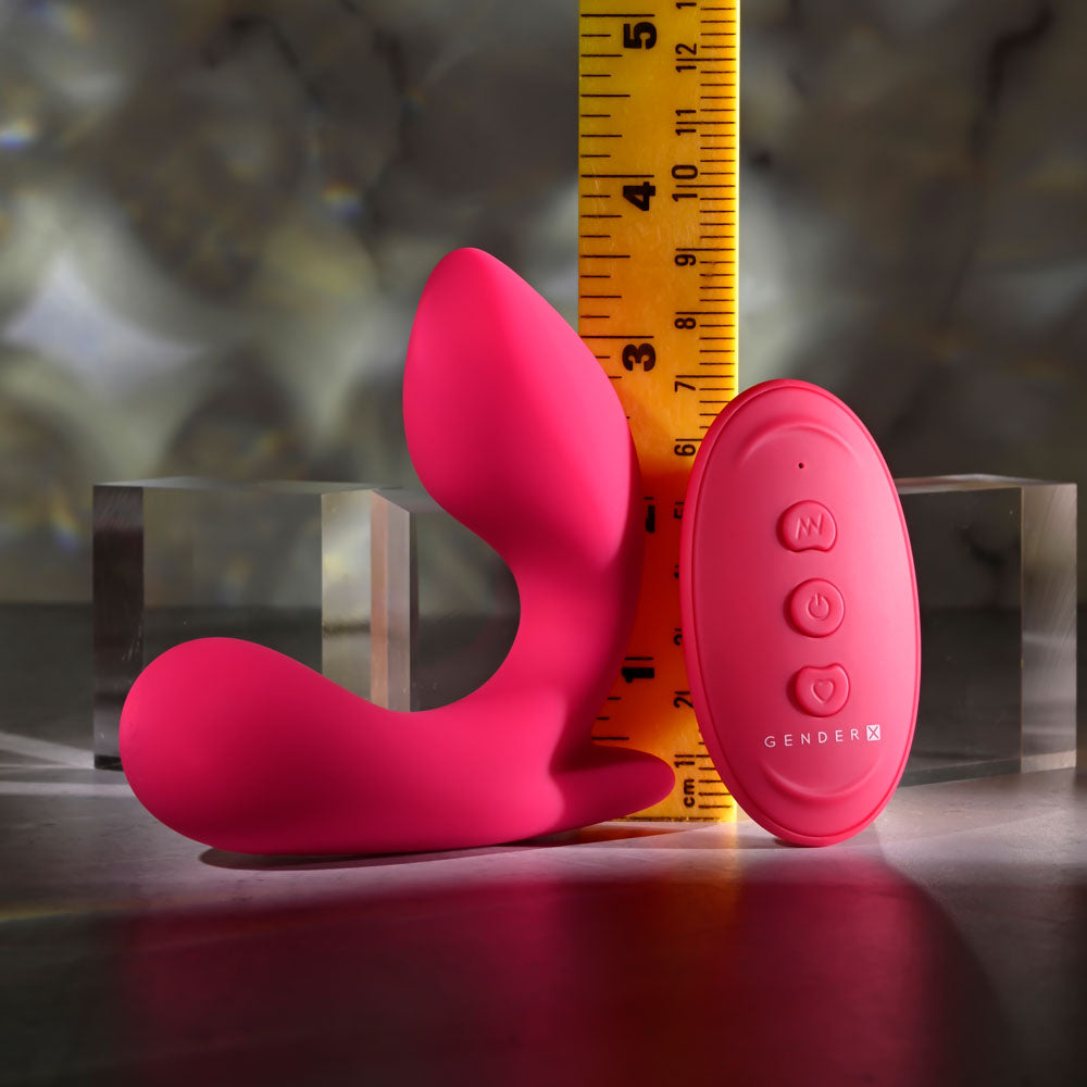 Gender X All About The Bass Pink Usb Rechargeable Wearable Vibrator With Wireless Remote