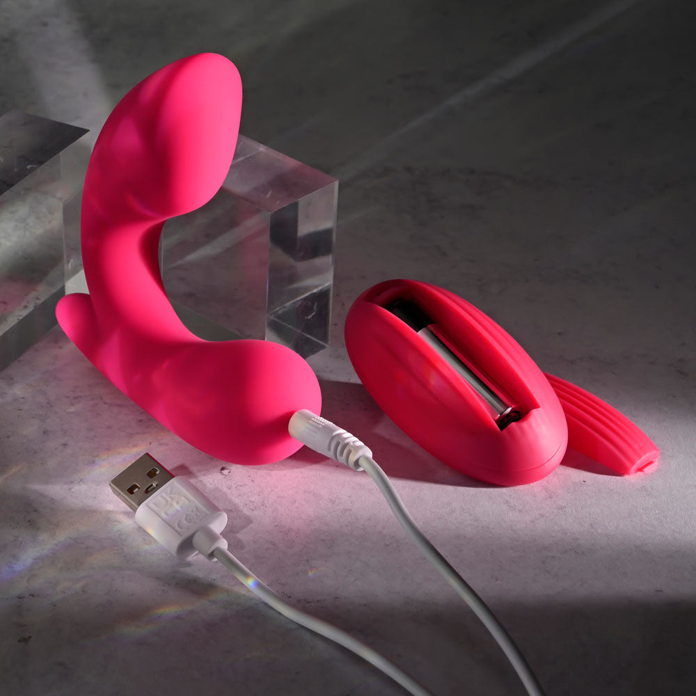 Gender X All About The Bass Pink Usb Rechargeable Wearable Vibrator With Wireless Remote