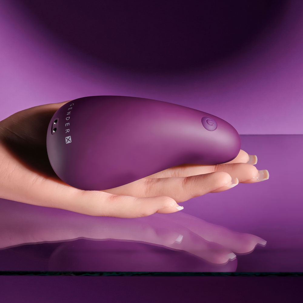 Gender X Bj Buddy Purple Usb Rechargeable Vibrating Unisex Stimulator