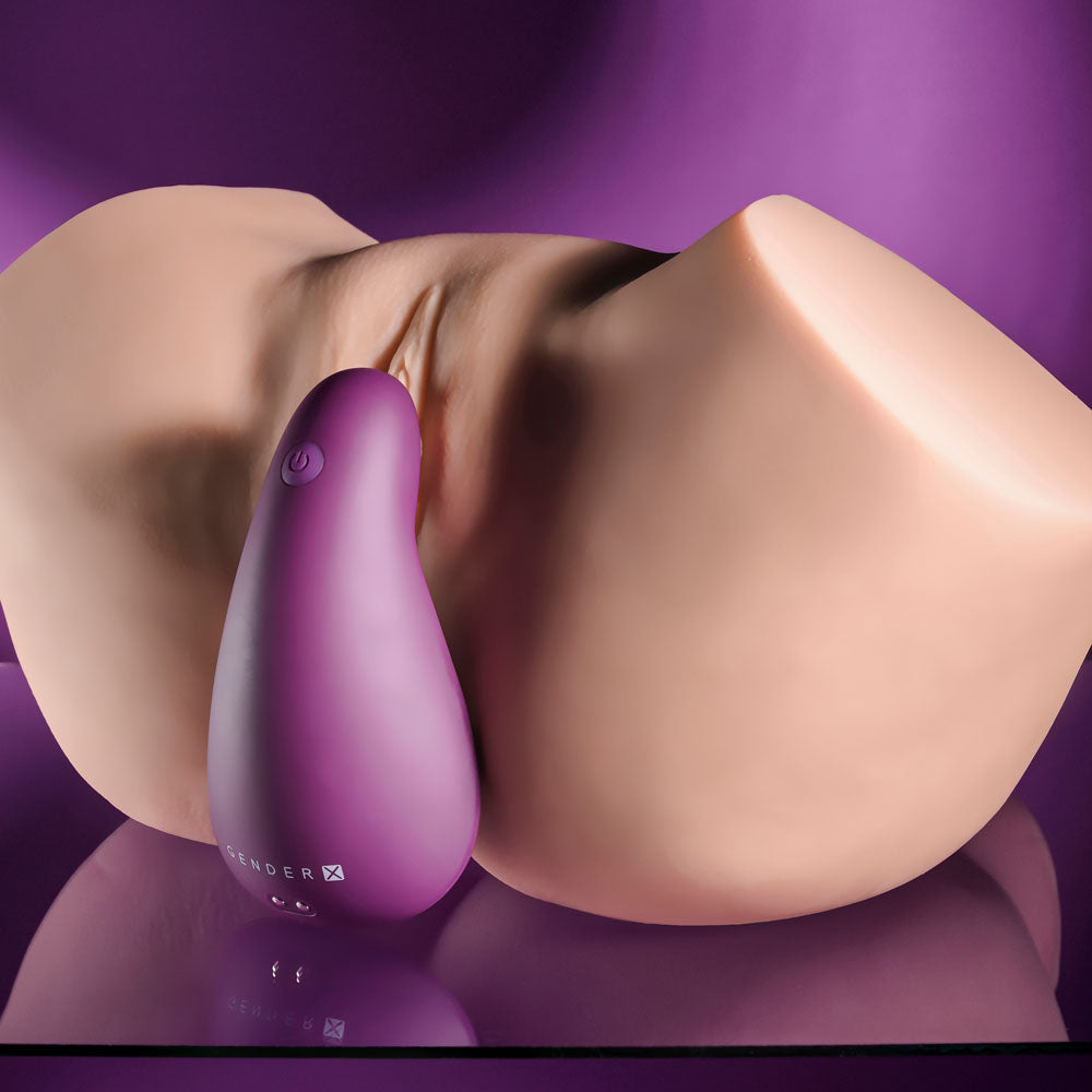 Gender X Bj Buddy Purple Usb Rechargeable Vibrating Unisex Stimulator