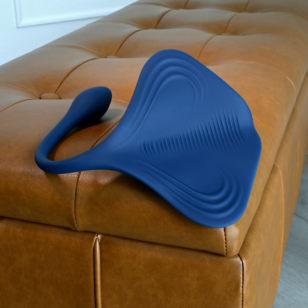Gender X Daily Grind Blue Usb Rechargeable Grinding Pad With Anal Plug
