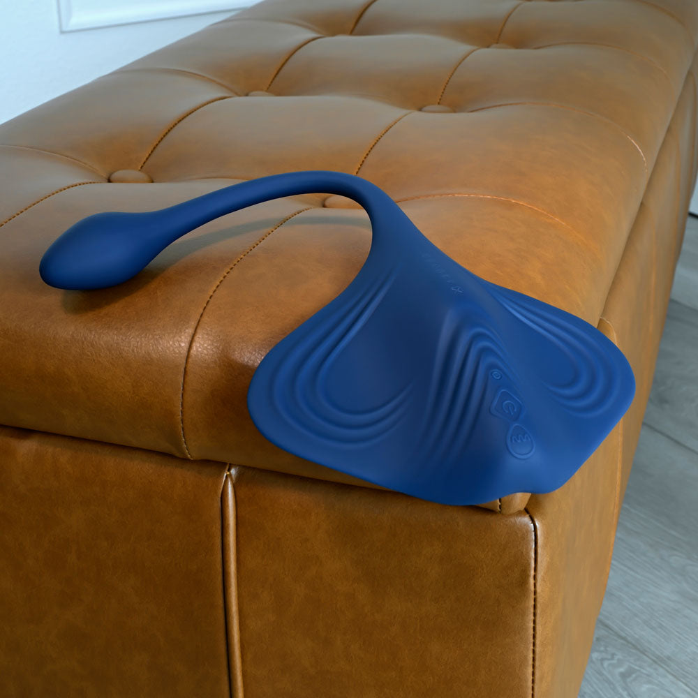 Gender X Daily Grind Blue Usb Rechargeable Grinding Pad With Anal Plug