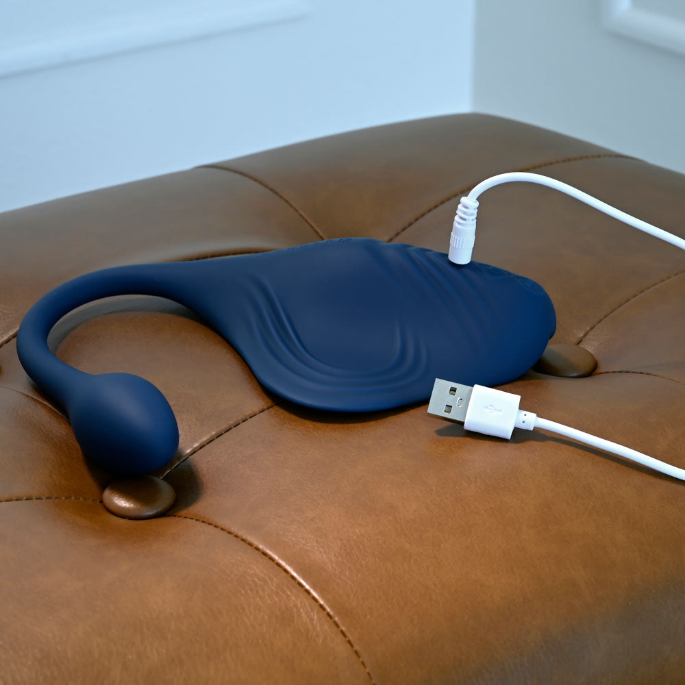 Gender X Daily Grind Blue Usb Rechargeable Grinding Pad With Anal Plug
