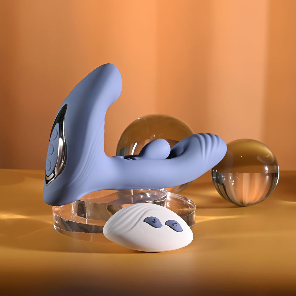 Gender X Flapjack Blue Usb Rechargeable Flapping Vibrator