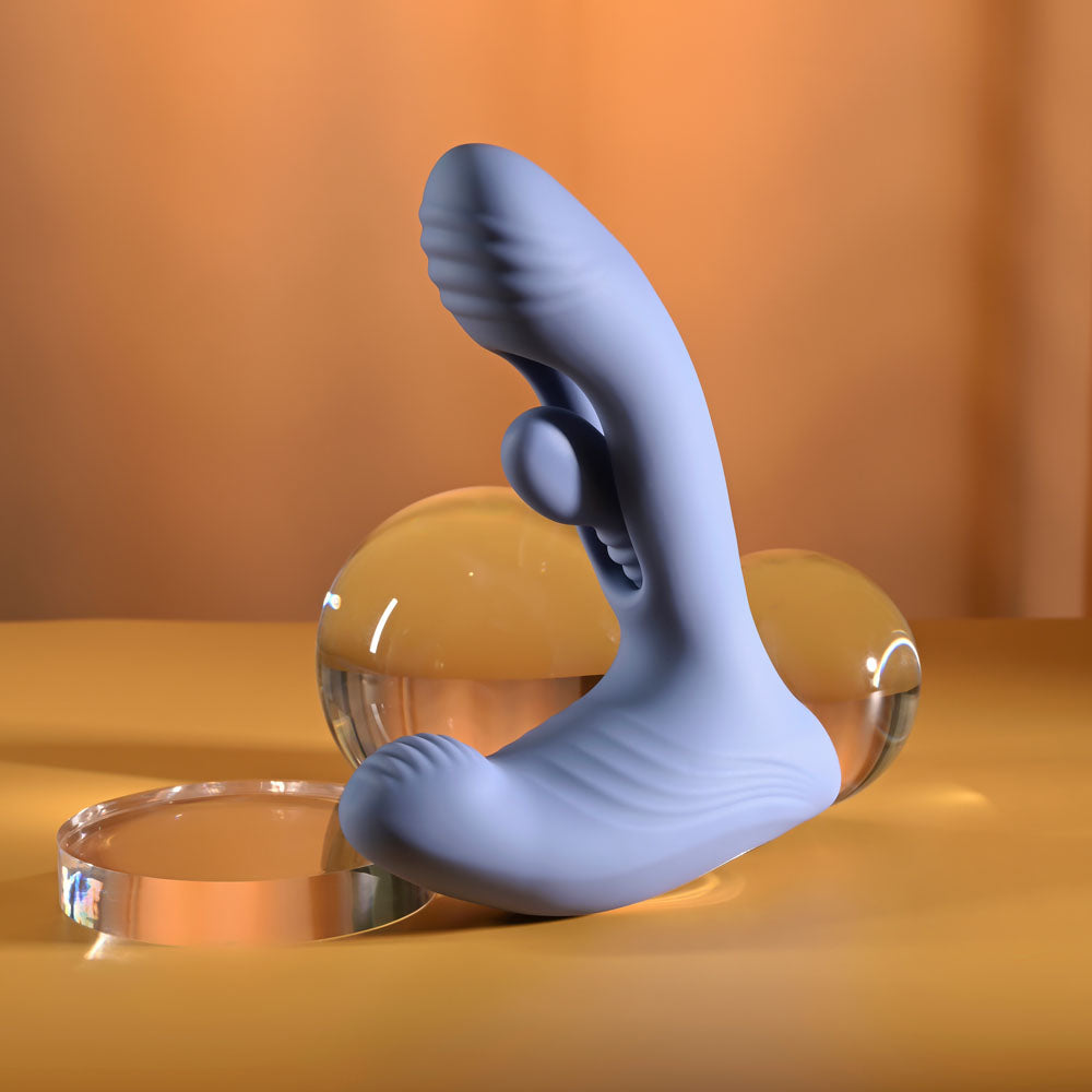 Gender X Flapjack Blue Usb Rechargeable Flapping Vibrator
