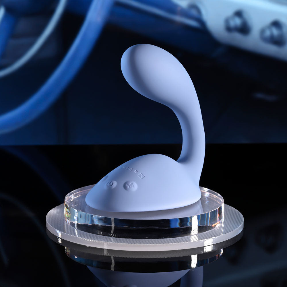 Gender X Shifting Gears Blue Usb Rechargeable Vibrating Grinding Pad