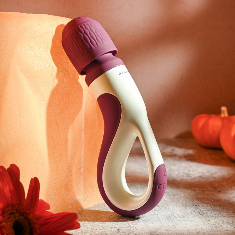 Gender X Handle It Purple/White Usb Rechargeable Massager Wand