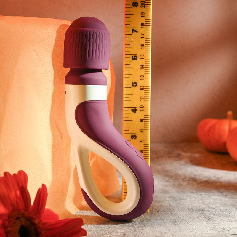 Gender X Handle It Purple/White Usb Rechargeable Massager Wand