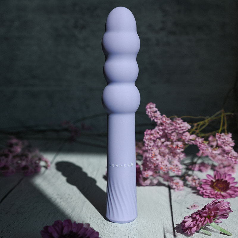 Gender X Bumpy Ride Purple 17.4 Cm Usb Rechargeable Vibrator