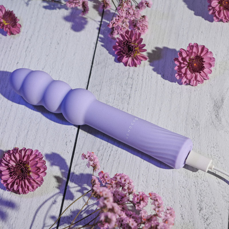 Gender X Bumpy Ride Purple 17.4 Cm Usb Rechargeable Vibrator