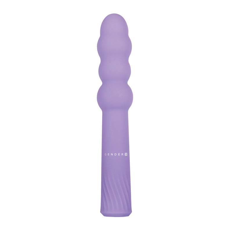 Gender X Bumpy Ride Purple 17.4 Cm Usb Rechargeable Vibrator