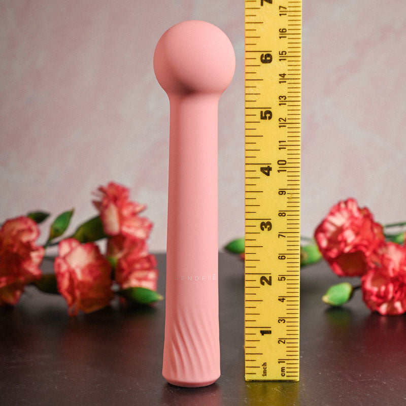 Gender X Flexi Wand Pink 16.6 Cm Usb Rechargeable Vibrator