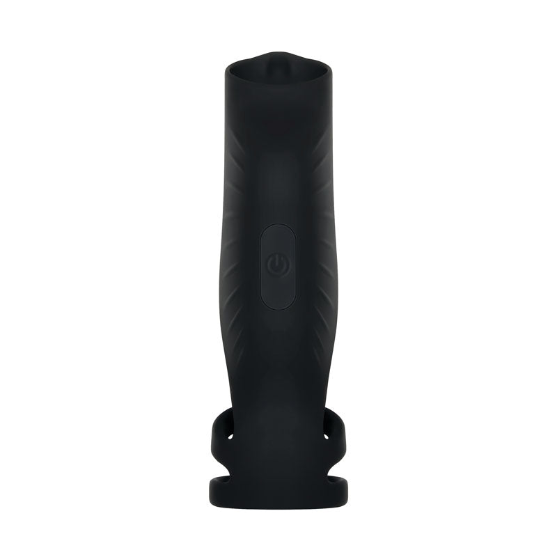 Gender X Rocketeer Black Usb Rechargeable Vibrating Penis Sleeve