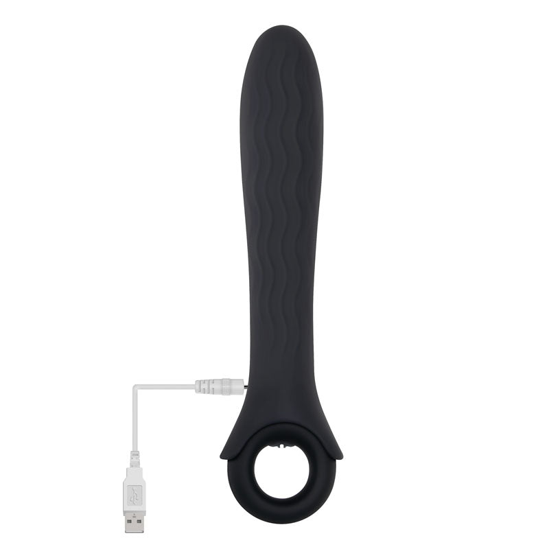 Gender X Powerhouse Black 21.6 Cm Usb Rechargeable Vibrator