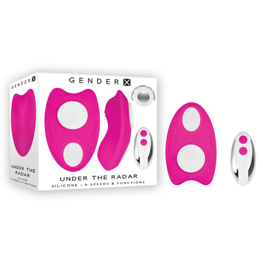 Gender X Under The Radar Pink Usb Rechargeable Panty Vibe