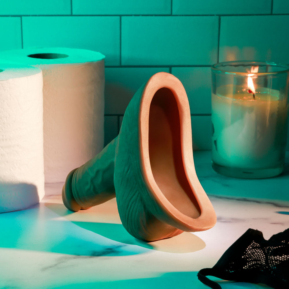 Gender X Stand To Pee Dark Brown Realistic Stand To Pee Funnel