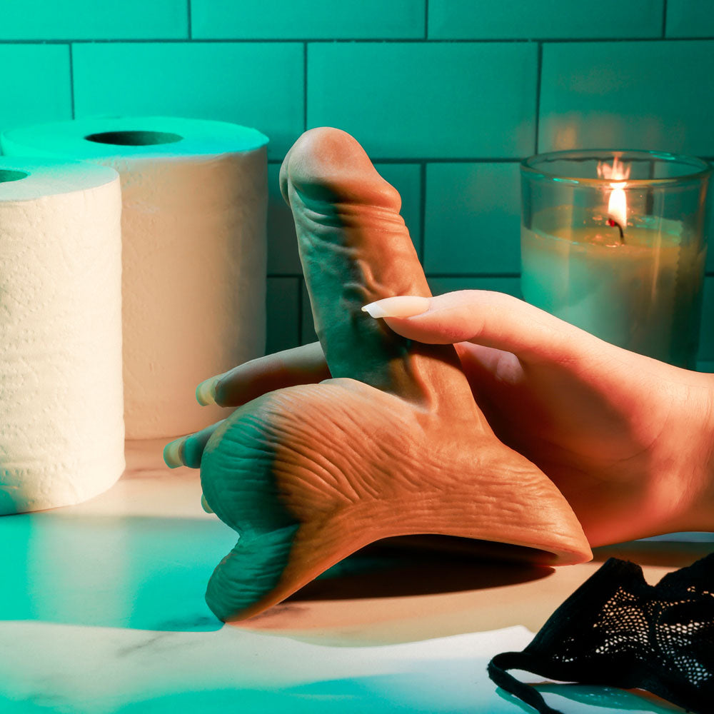 Gender X Stand To Pee Dark Brown Realistic Stand To Pee Funnel
