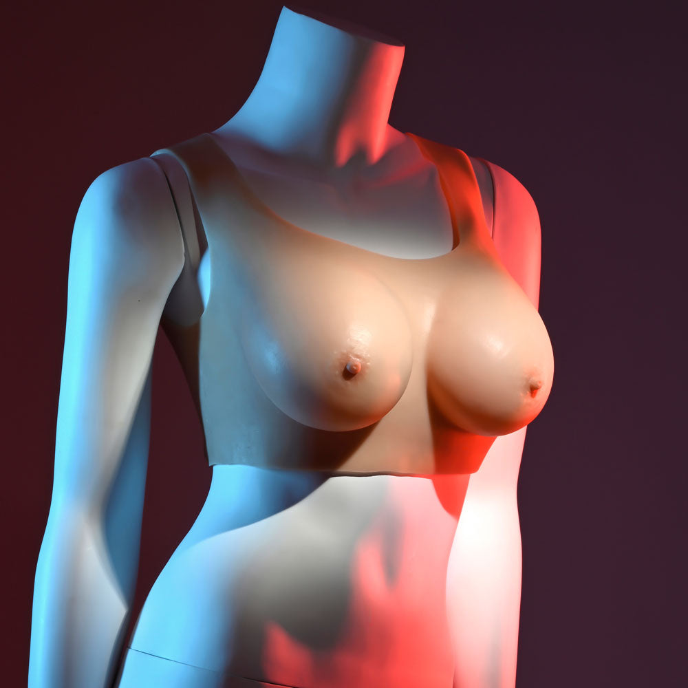 Gender X Undergarments Plate C Cup Light Flesh Wearable Breasts C Cup Size