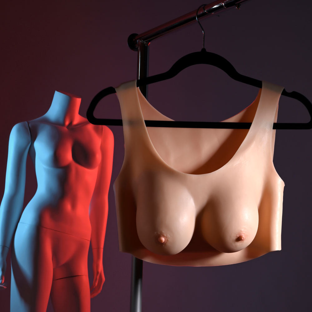 Gender X Undergarments Plate C Cup Light Flesh Wearable Breasts C Cup Size