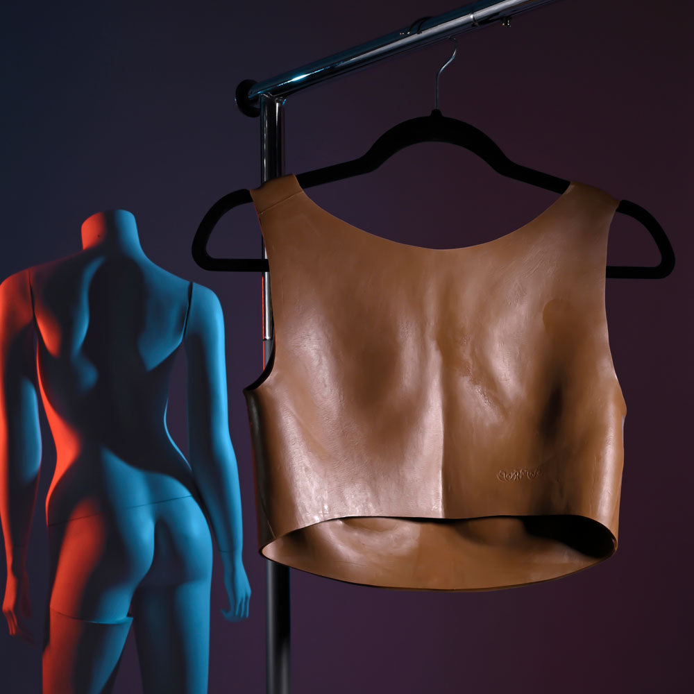 Gender X Undergarments Plate C Cup Dark Brown Wearable Breasts C Cup Size