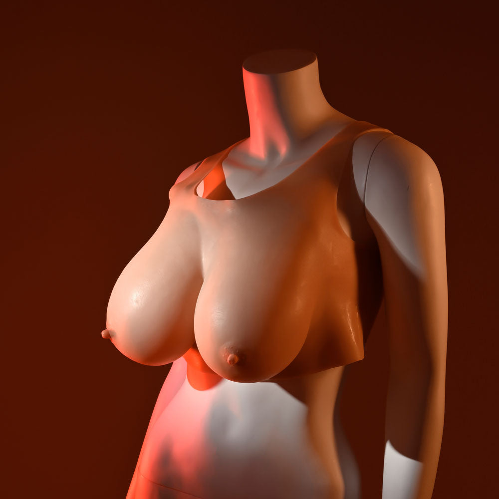 Gender X Undergarments Plate E Cup Light Flesh Wearable Breasts E Cup Size