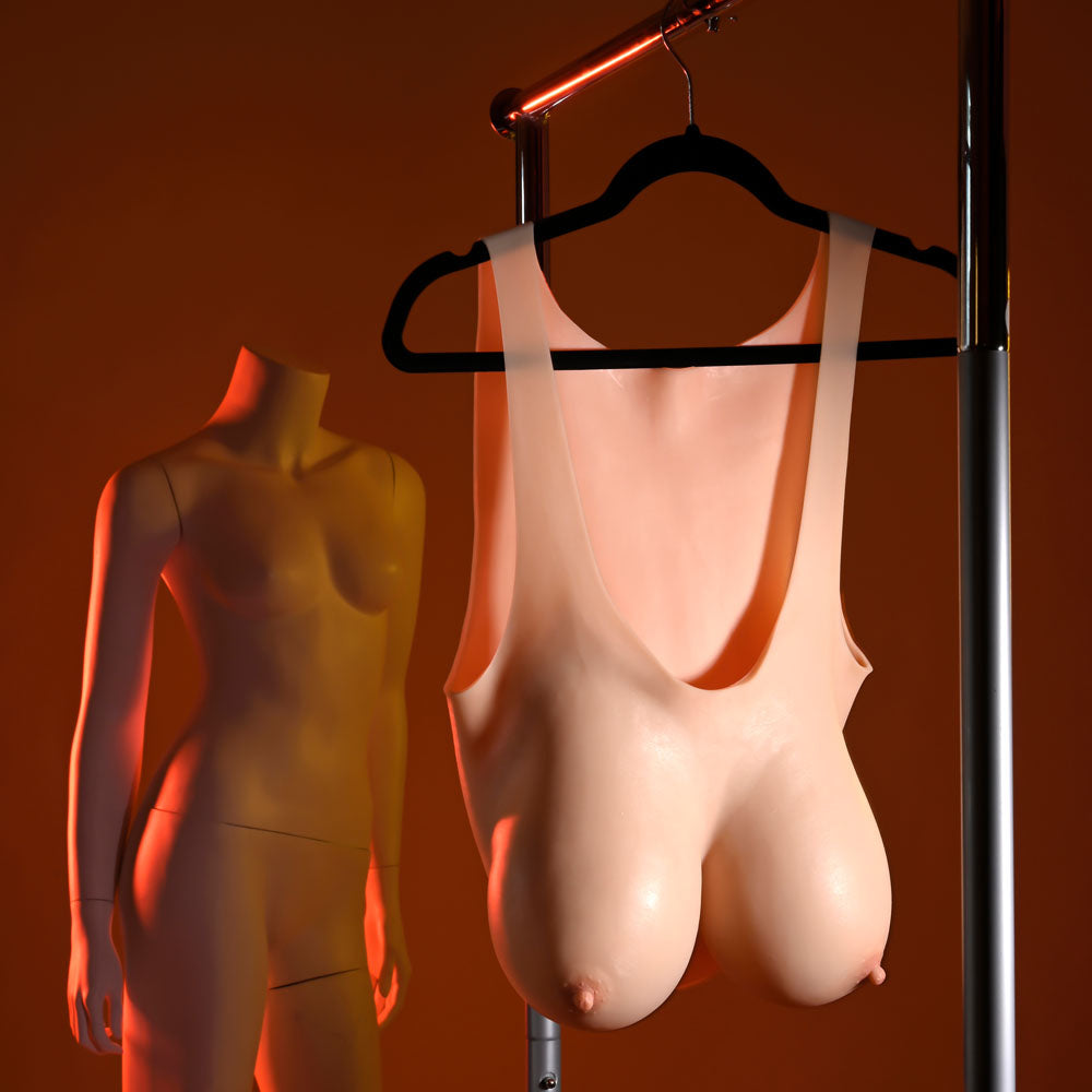 Gender X Undergarments Plate E Cup Light Flesh Wearable Breasts E Cup Size