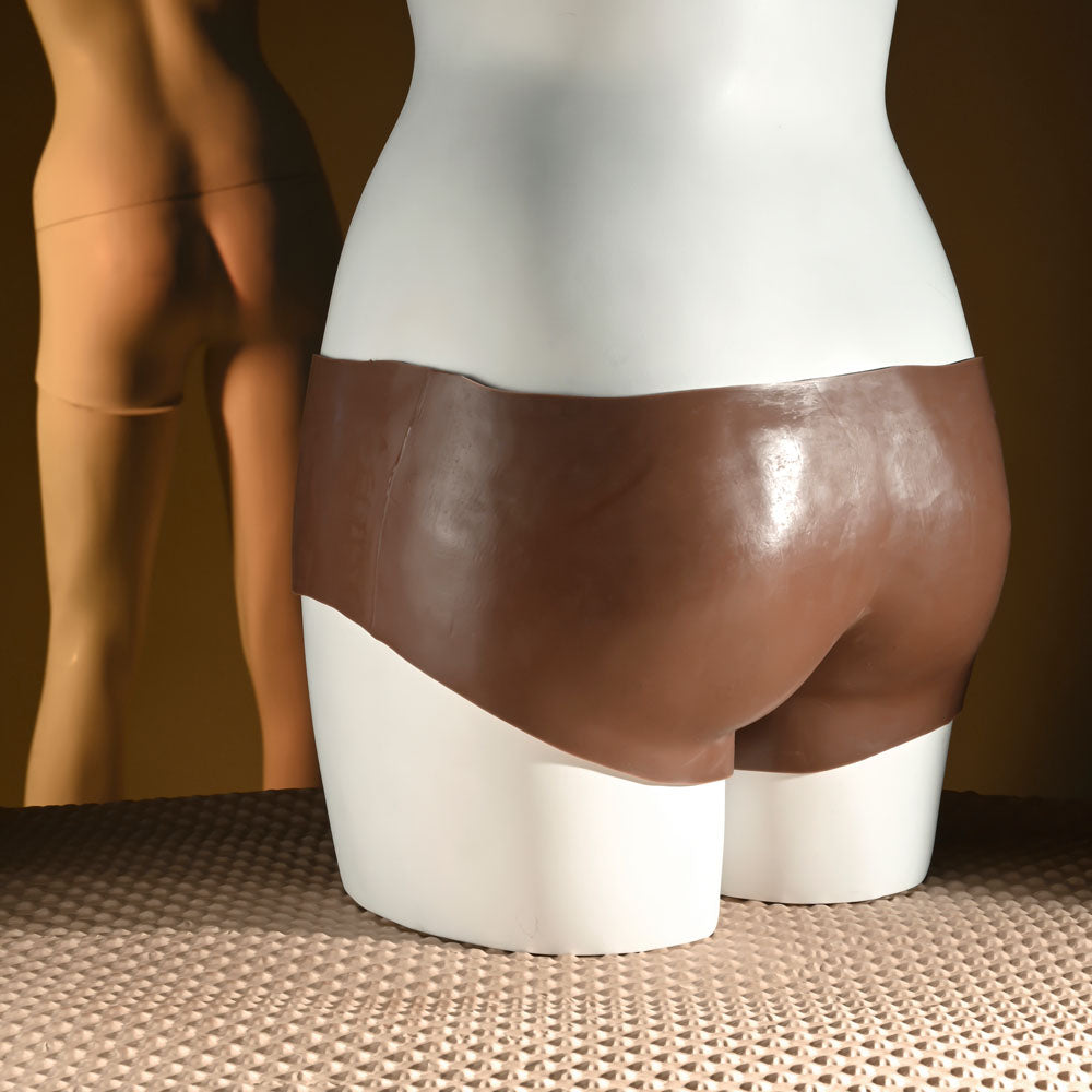 Gender X Undergarments Briefs Dark Brown Wearable Vagina Briefs