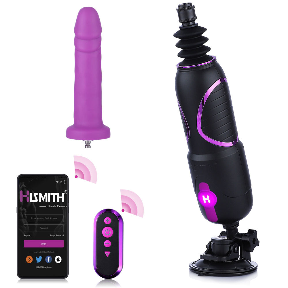 Hismith Pro Traveler 2.0 Mains Powered Portable Sex Machine With App Control And Remote
